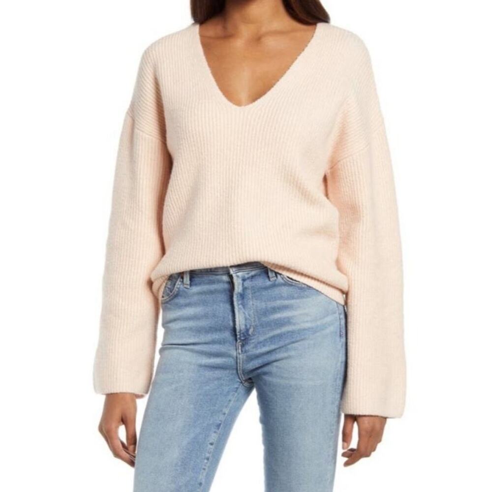 NWT Treasure & Bond Wool Blend Blush Oversized Sweater Size XSmall